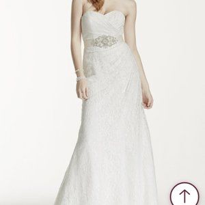 NWT Size 14 David's Wedding bridal gown